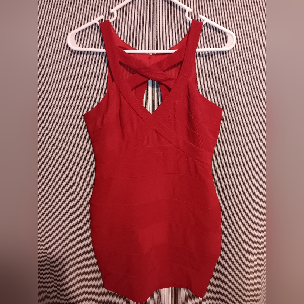 Red dress